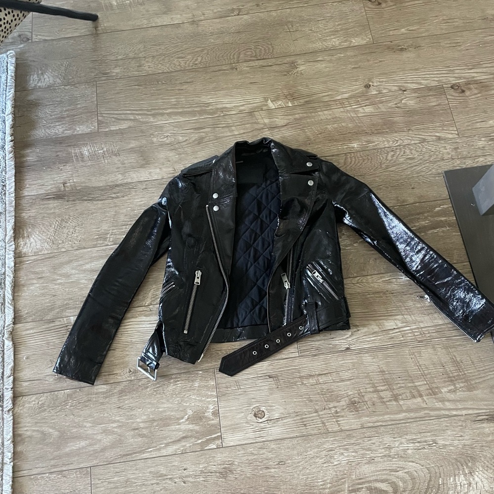 Black Patent Leather Jacket